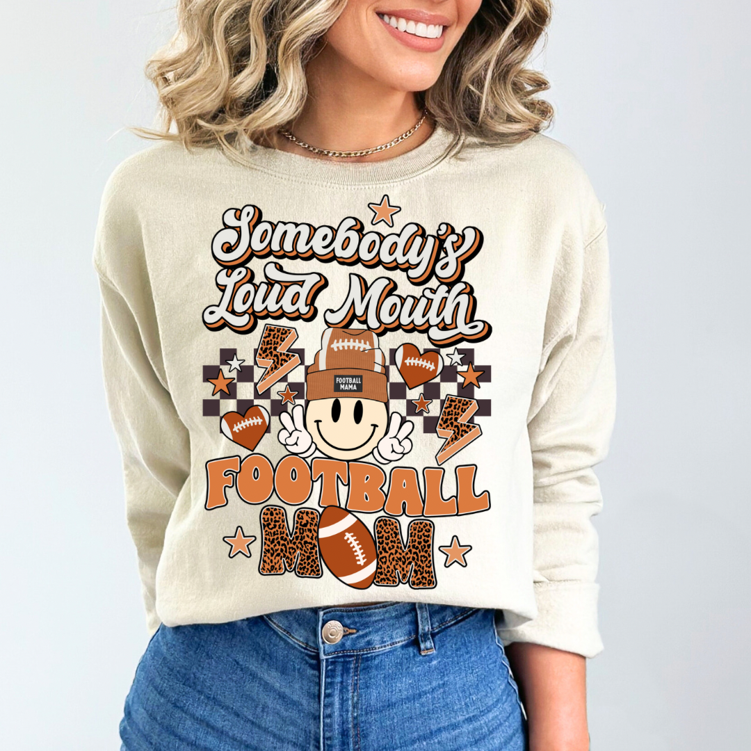 Somebody’s Loud Mouth Football Mom