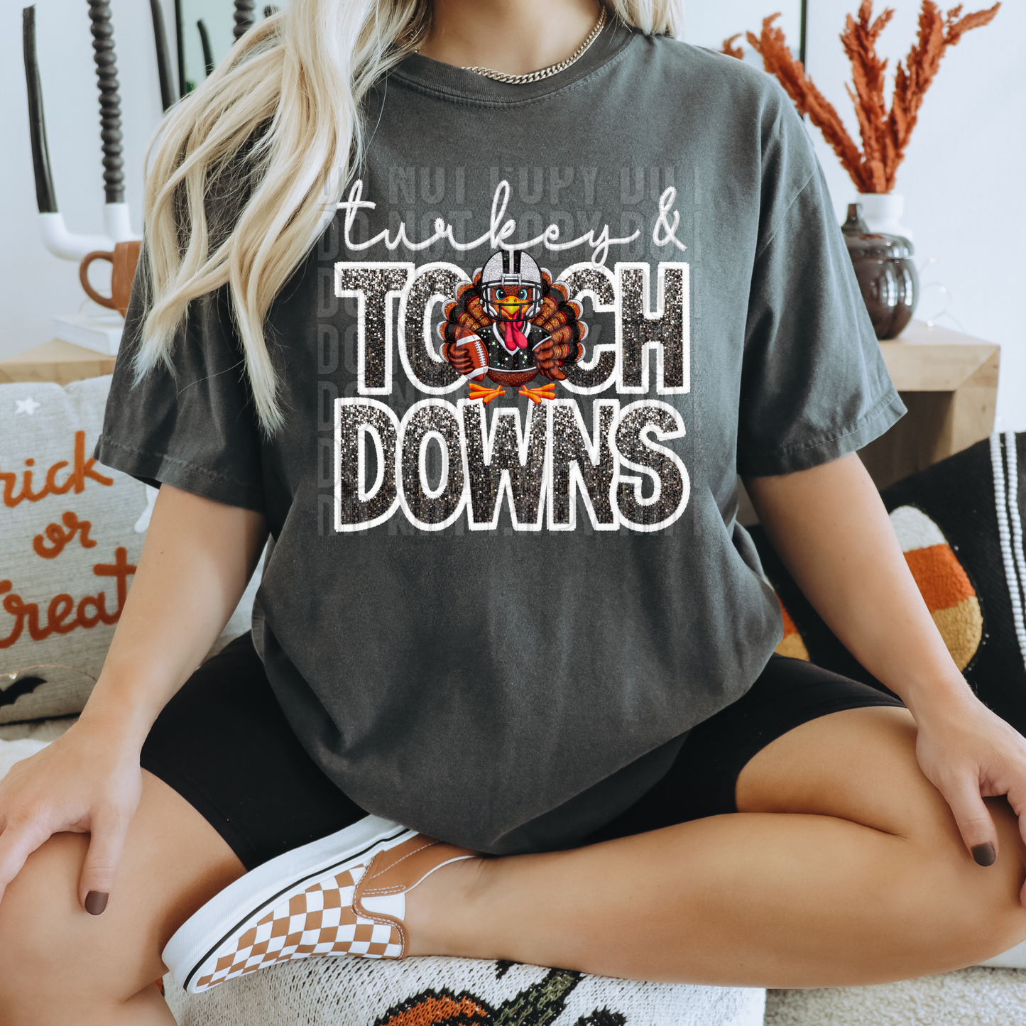 Turkey & Touchdown (White)