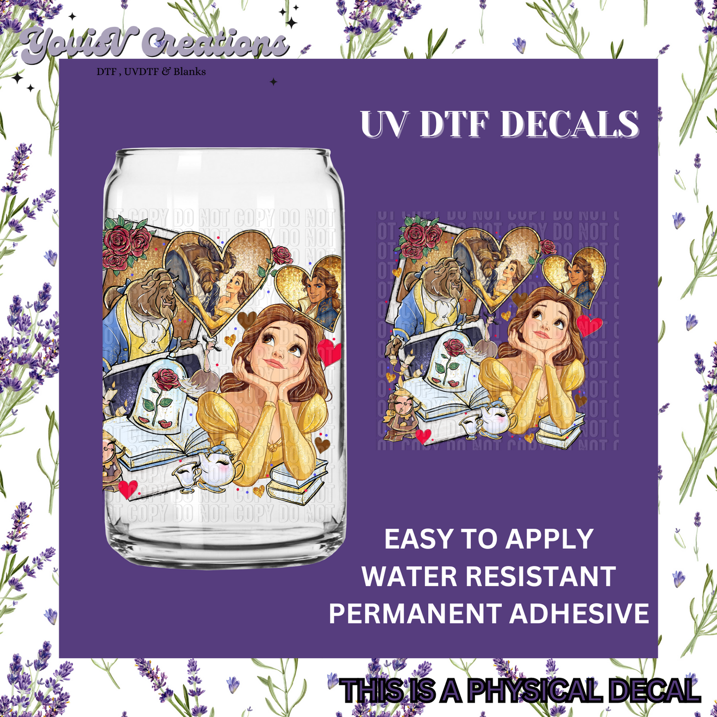 UV DTF DECAL 10 (4inch)