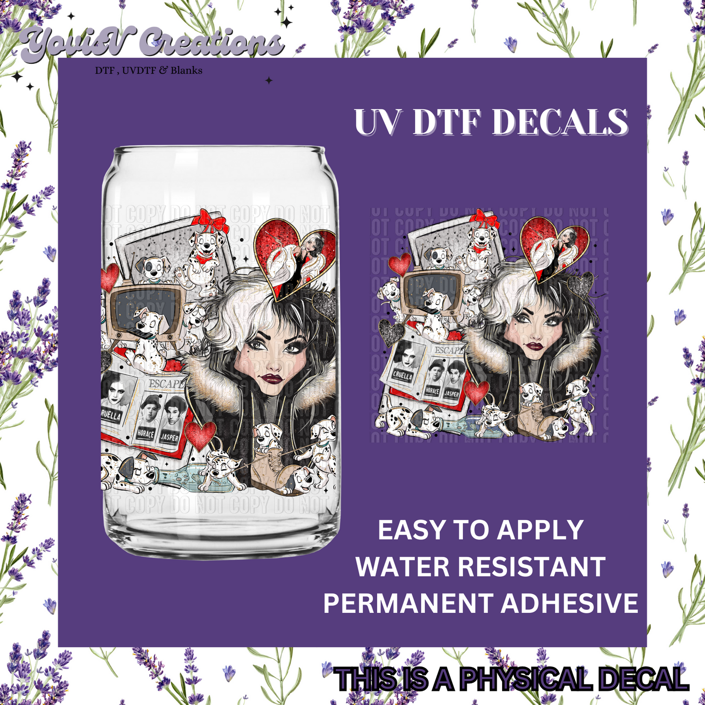 UV DTF DECAL 11 (4inch)