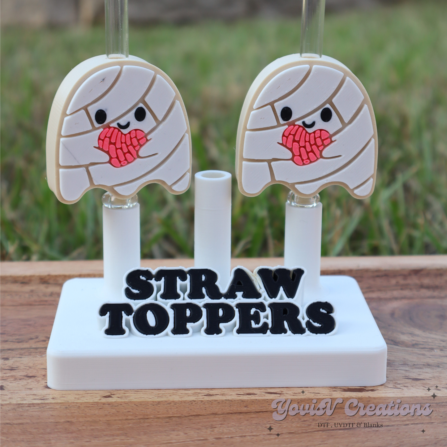 Concha Straw Toppers