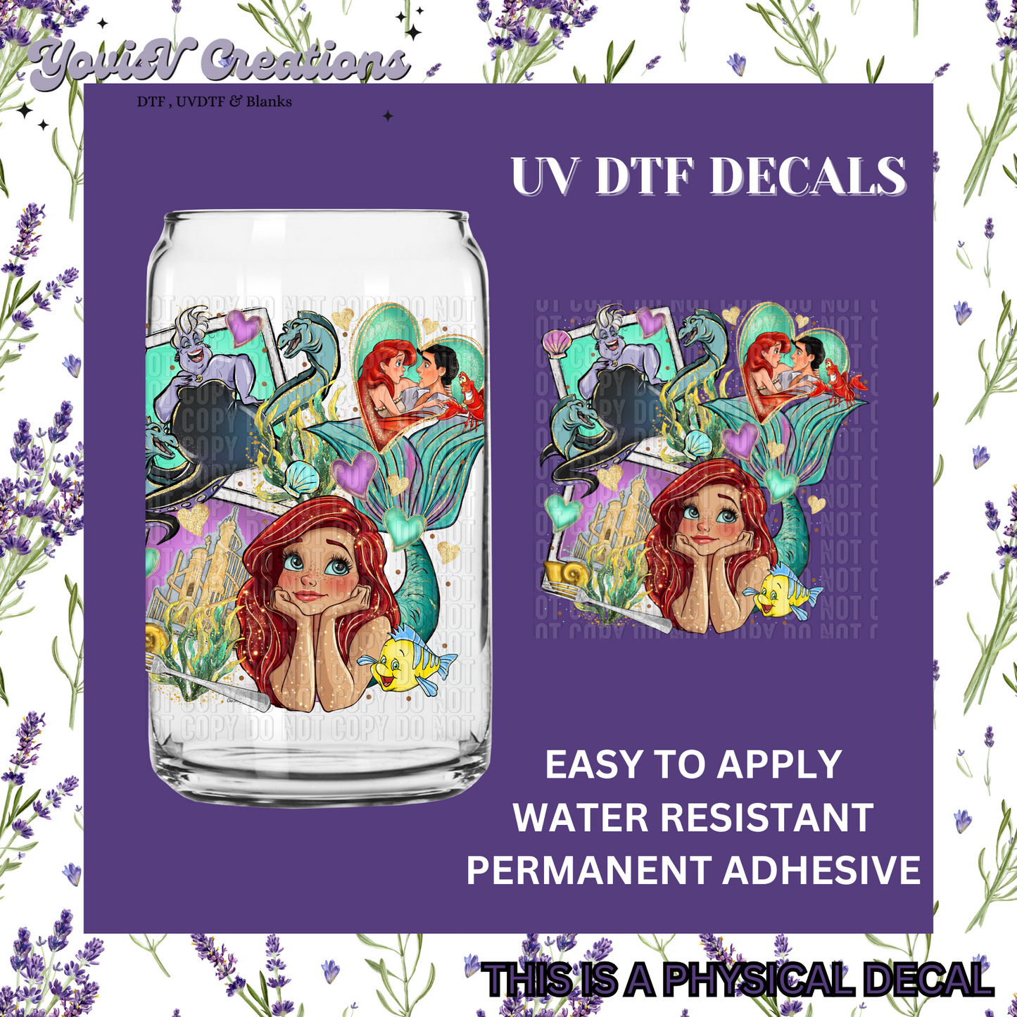 UV DTF DECAL 15 (4inch)