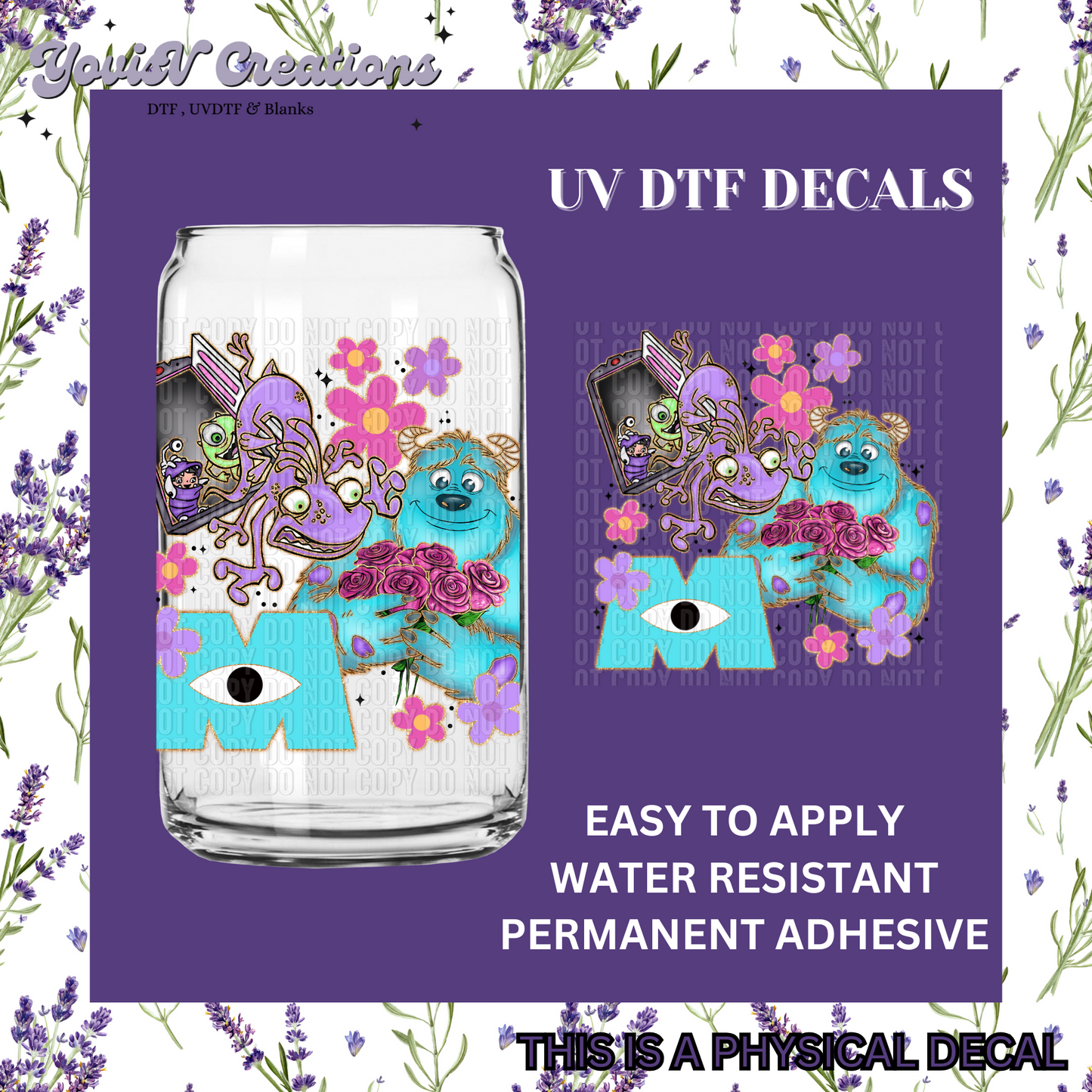 UV DTF DECAL 17 (4inch)