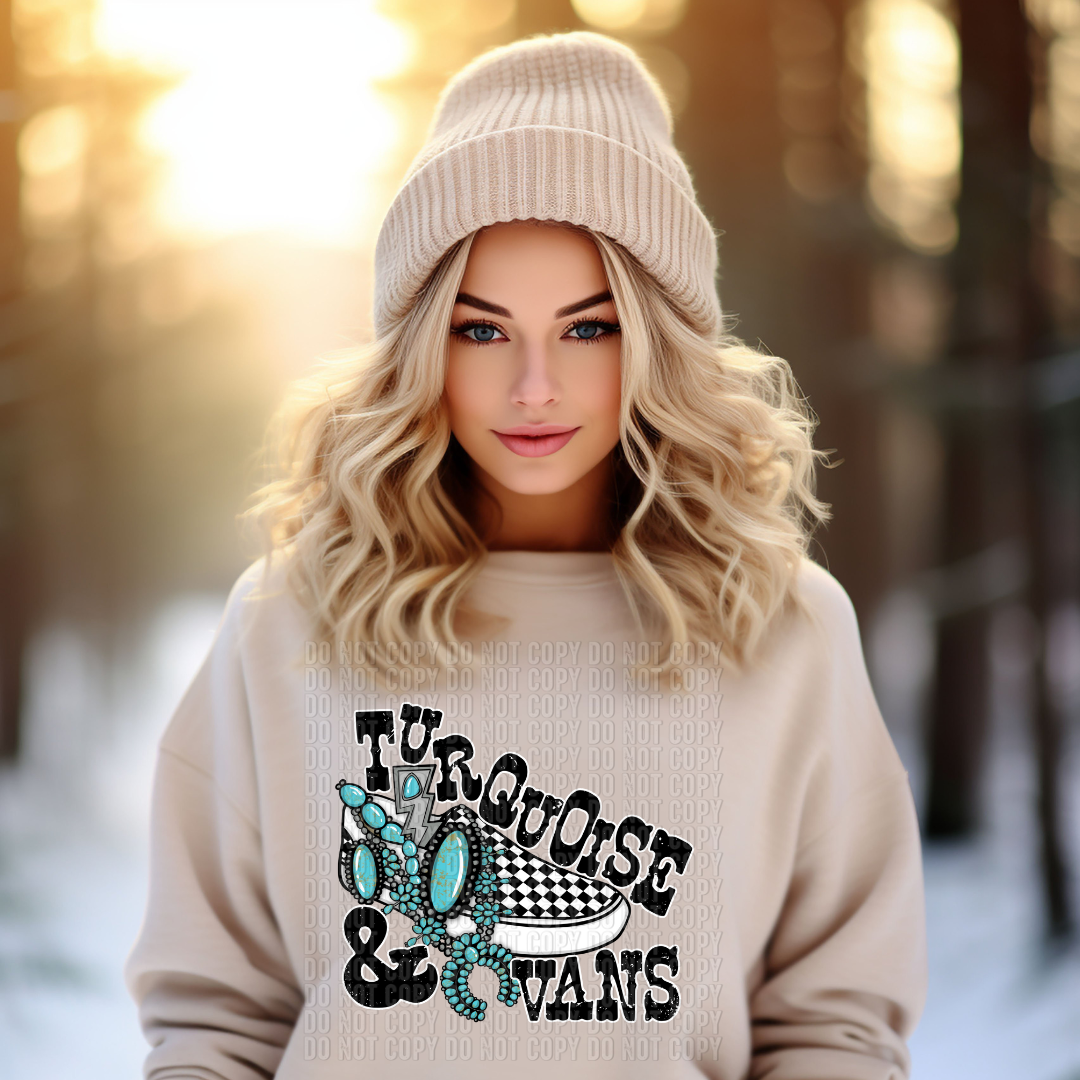 Turquoise & Vans