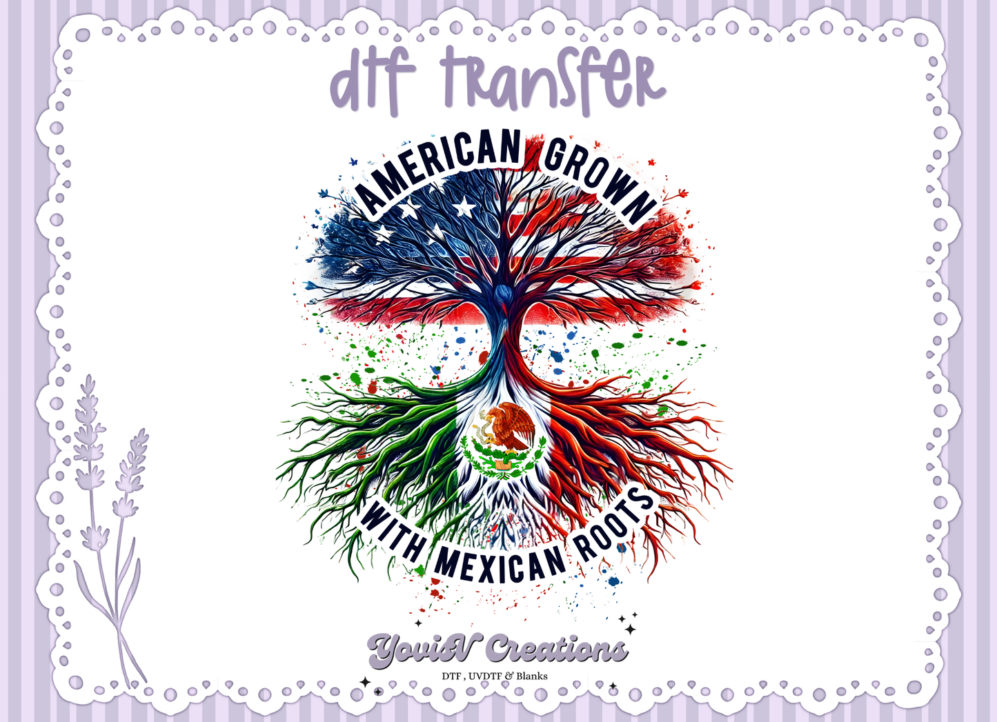 American Grown Mexican Roots Tree
