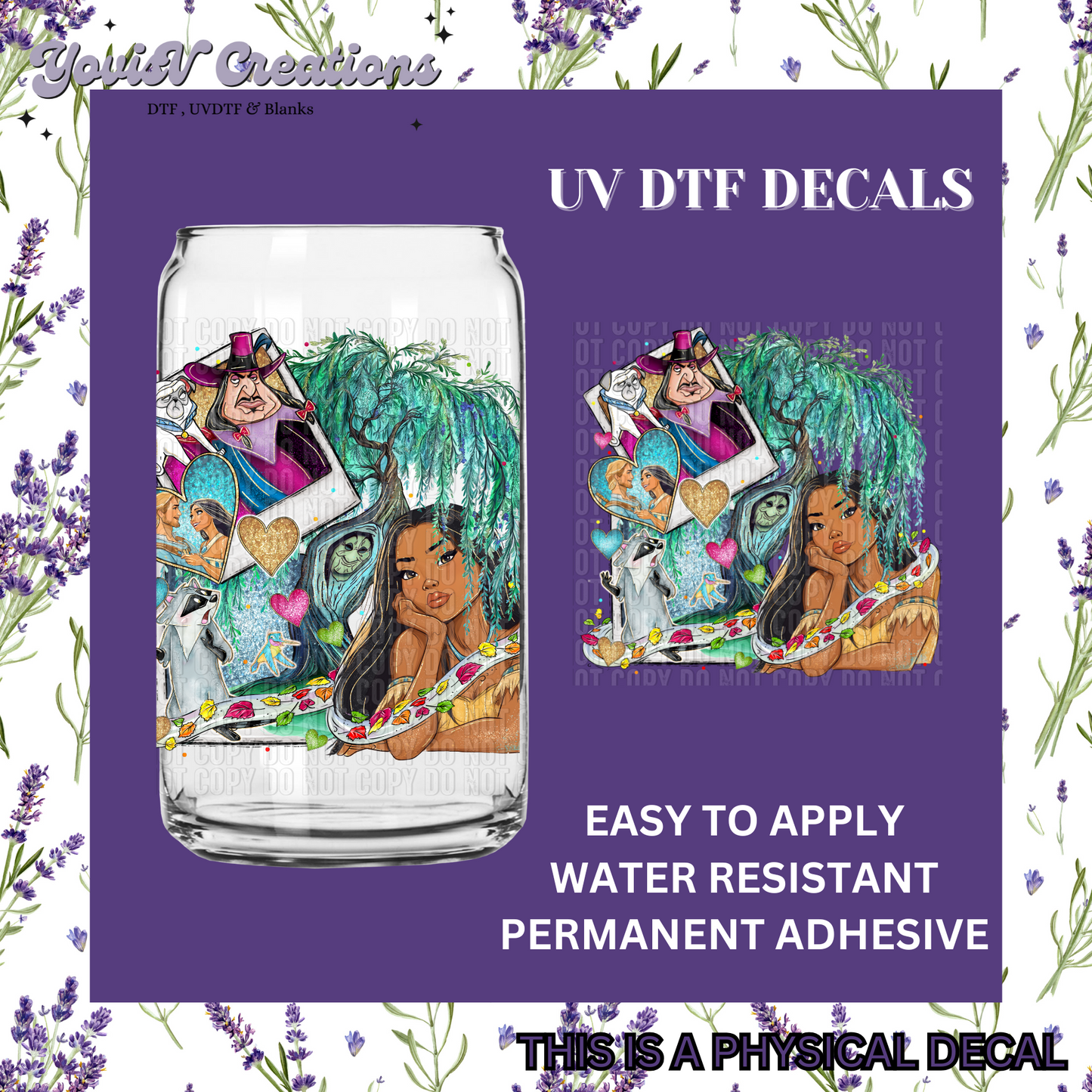 UV DTF DECAL 18 (4inch)