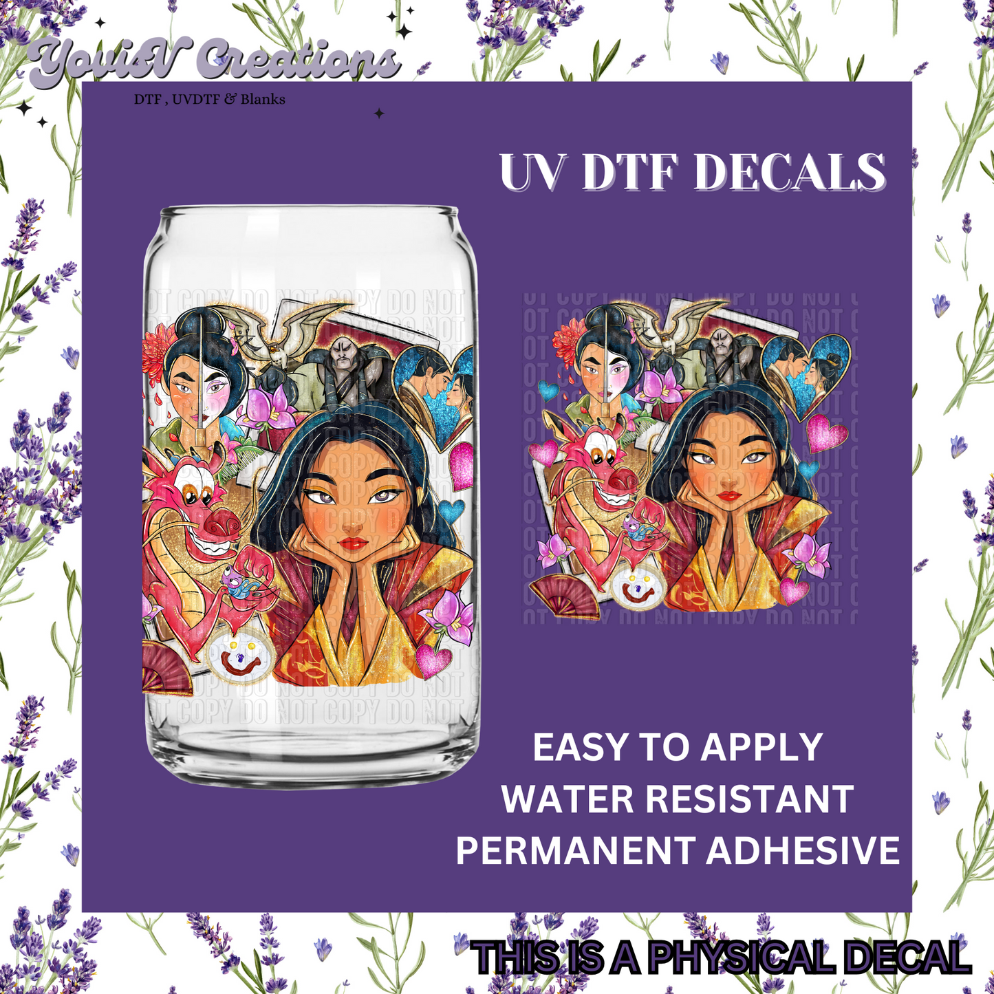 UV DTF DECAL 19 (4inch)