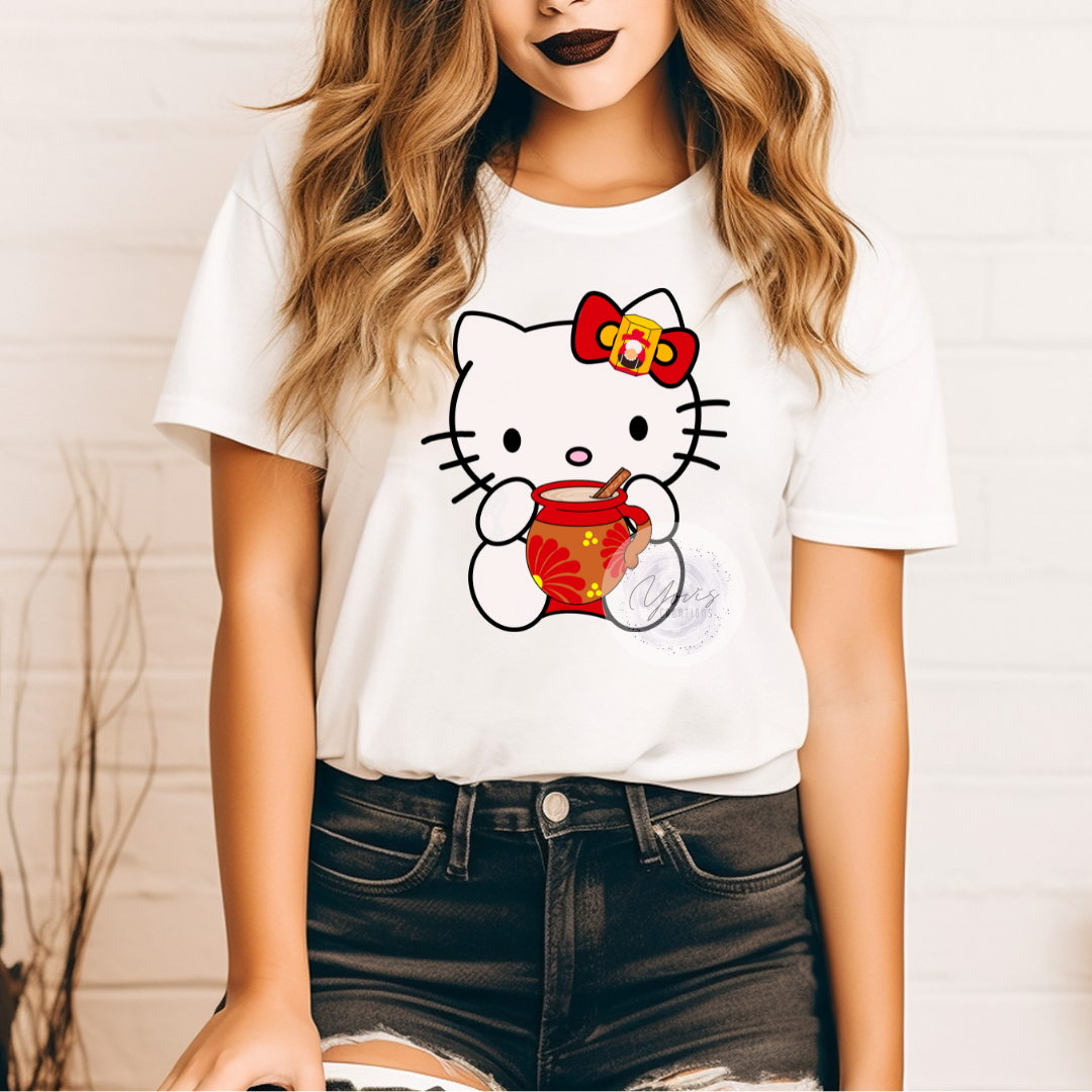 El Gatito Blanco con Abuelita