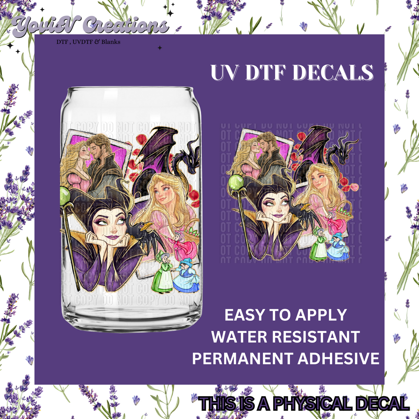 UV DTF DECAL 21 (4inch)