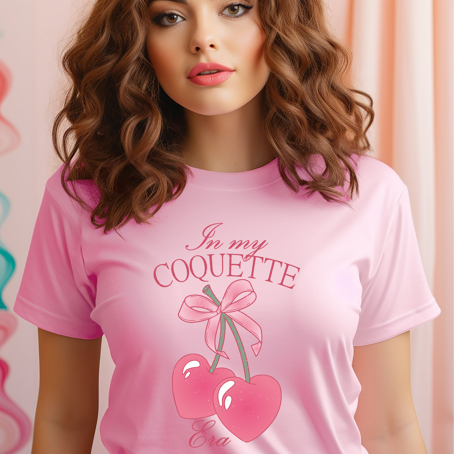 In my Coquette Era Pink Heart Cherry