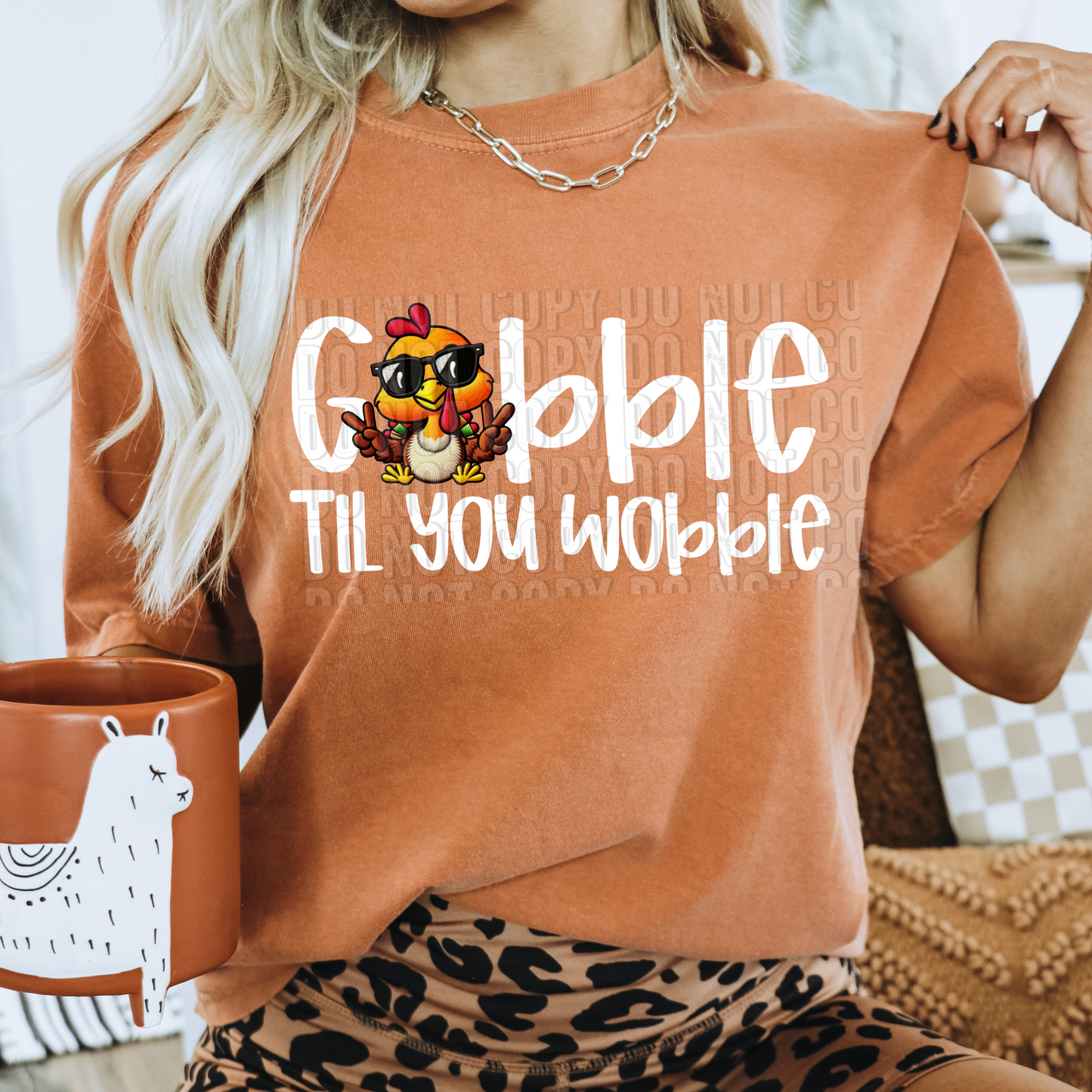 Gobble tll you Wobble ( White )