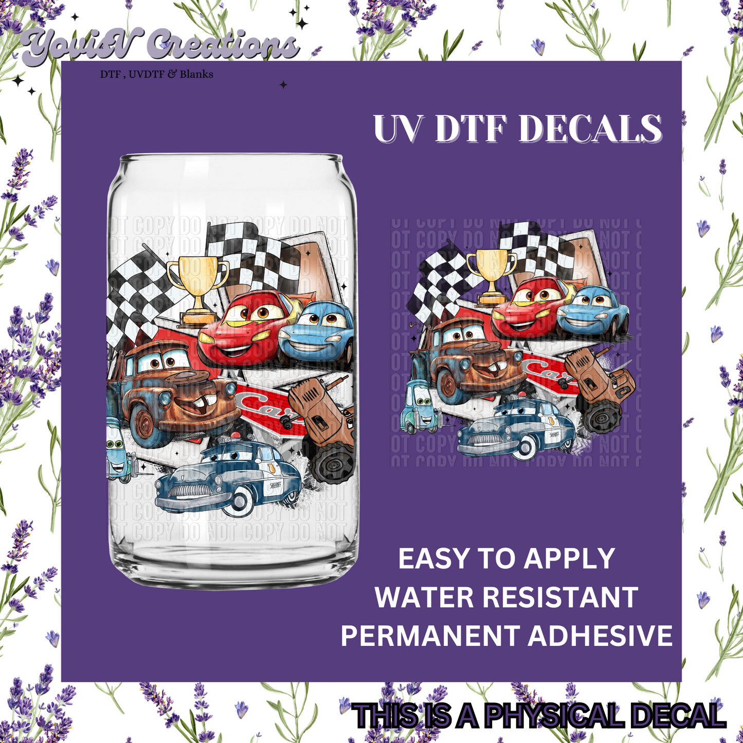 UV DTF DECAL 3 (4inch)