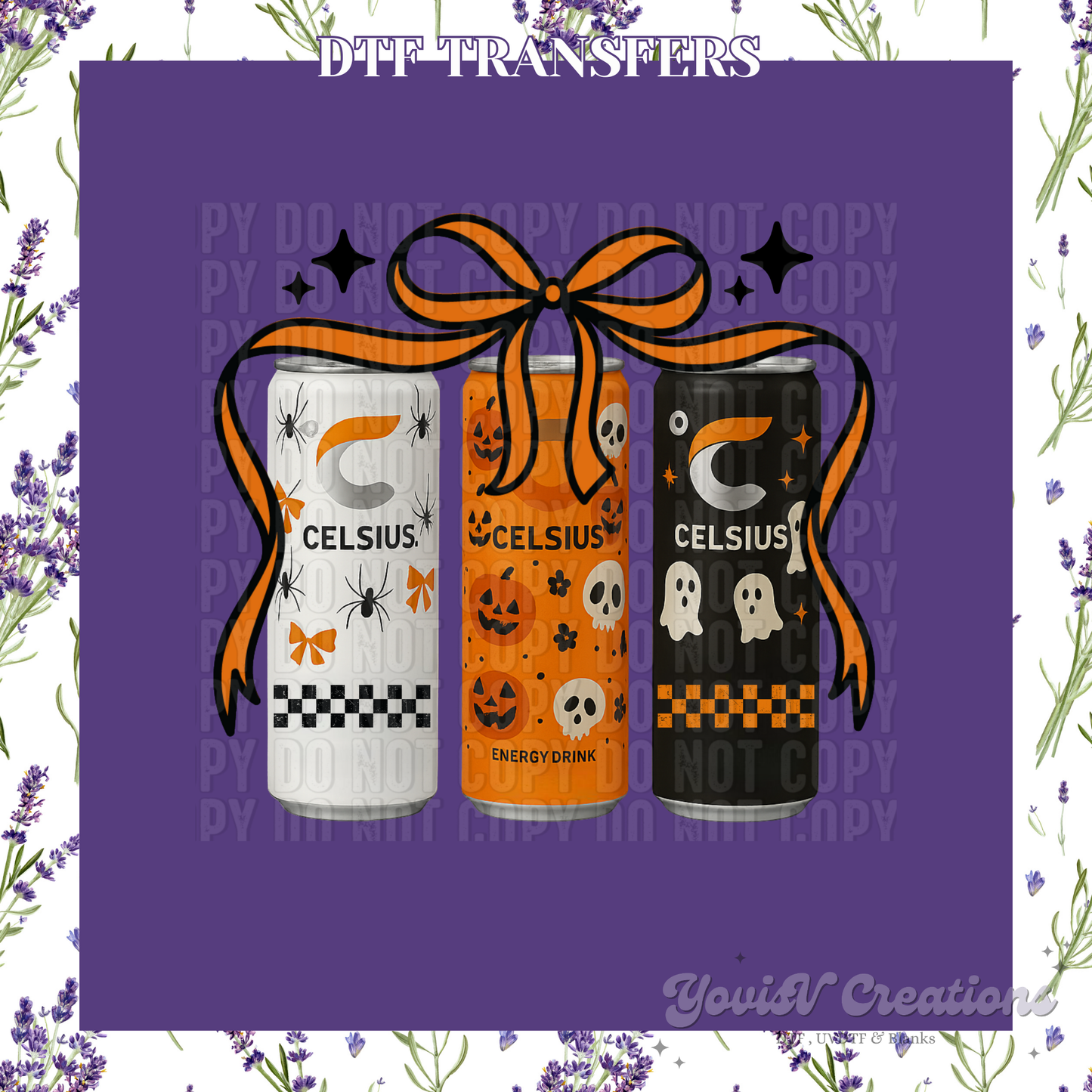 Halloween Drinks with Bows