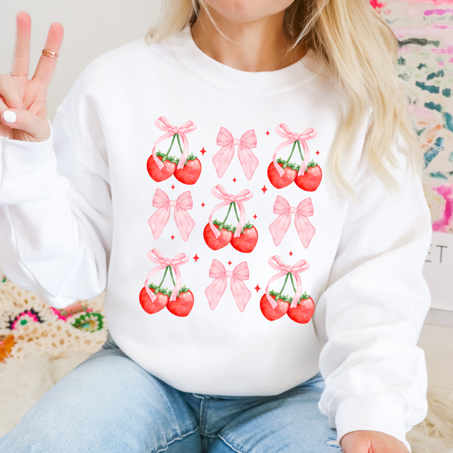 Strawberries and Bows