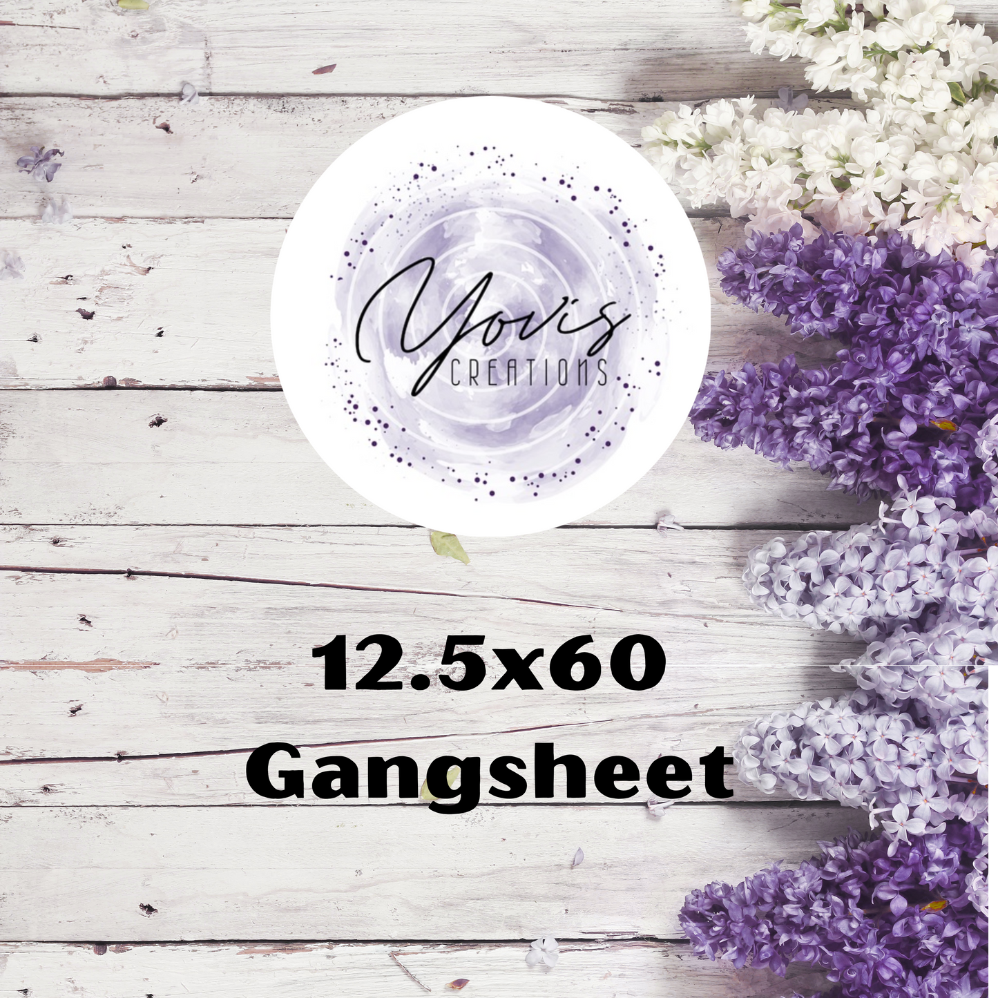 12.5x60in Gangsheets