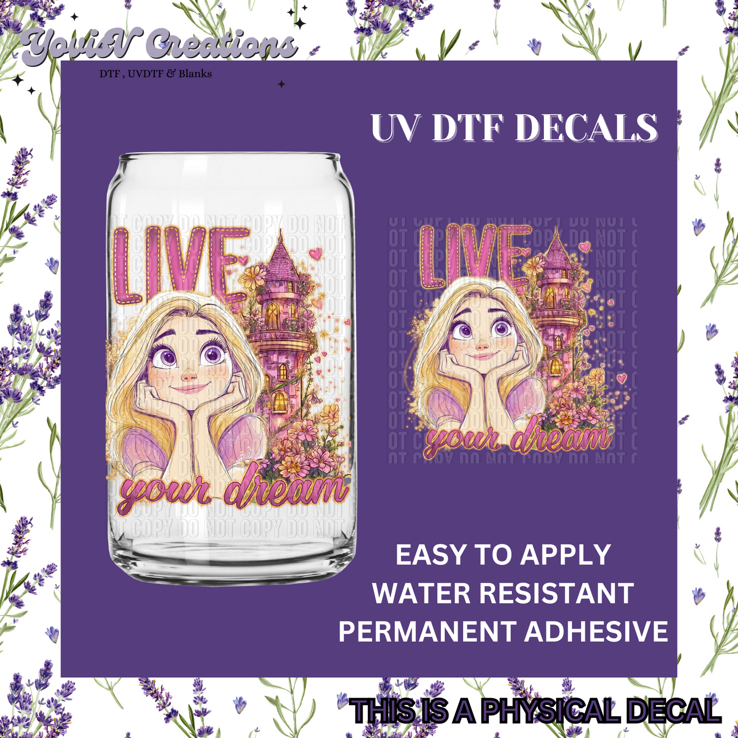 UV DTF DECAL 4 (4inch)