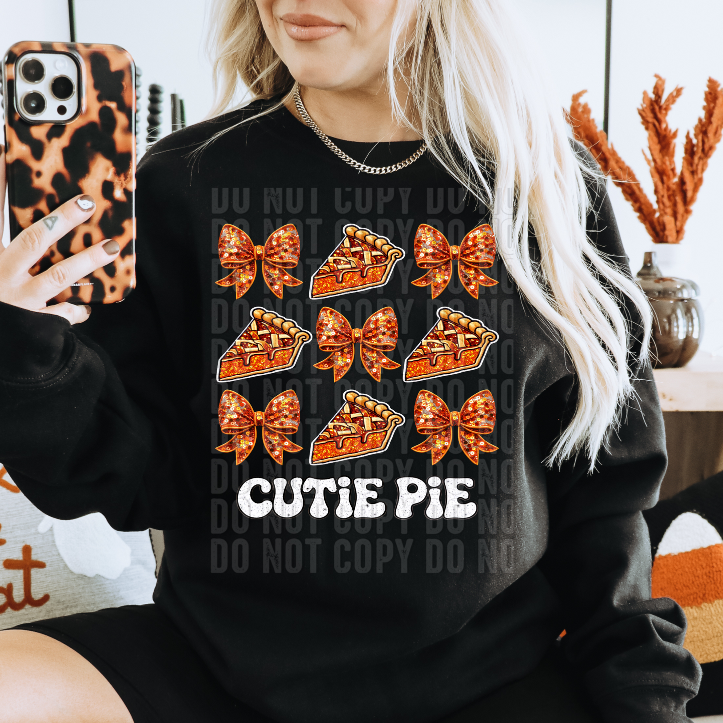 Cutie Pie ( White Letters )