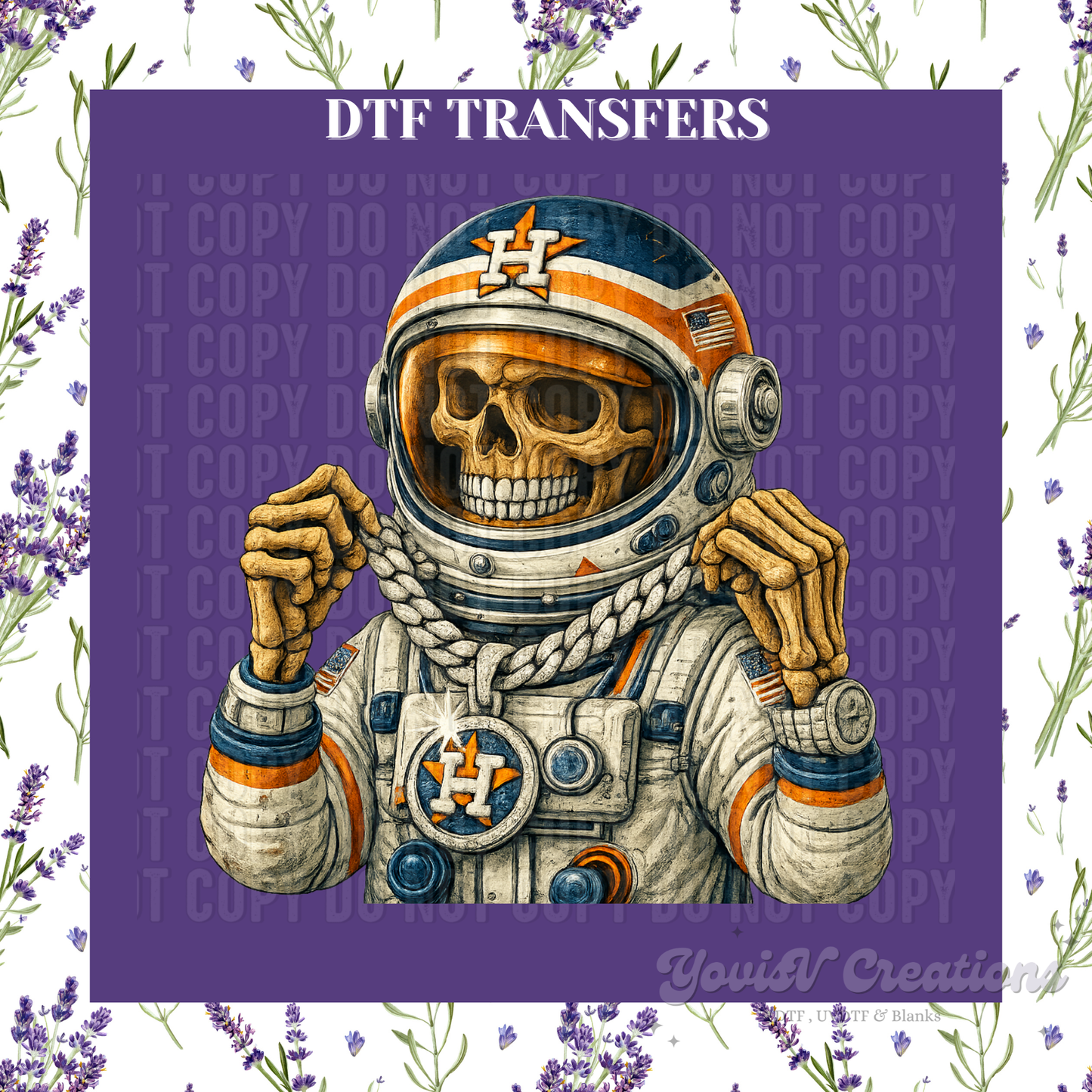Orange and Blue Astronaut