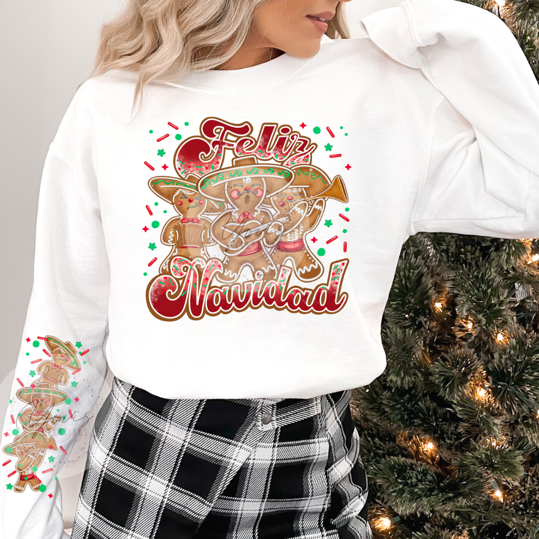 Feliz Navidad Gingerbread Man