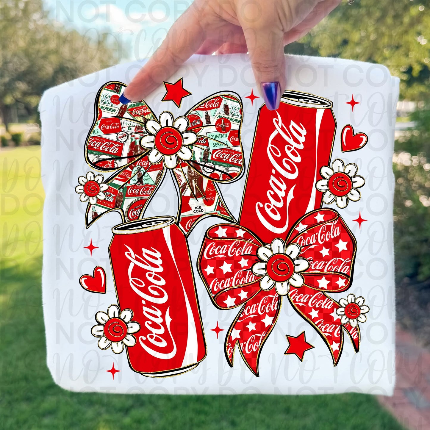 Red Soda Can Bow Aesthetic
