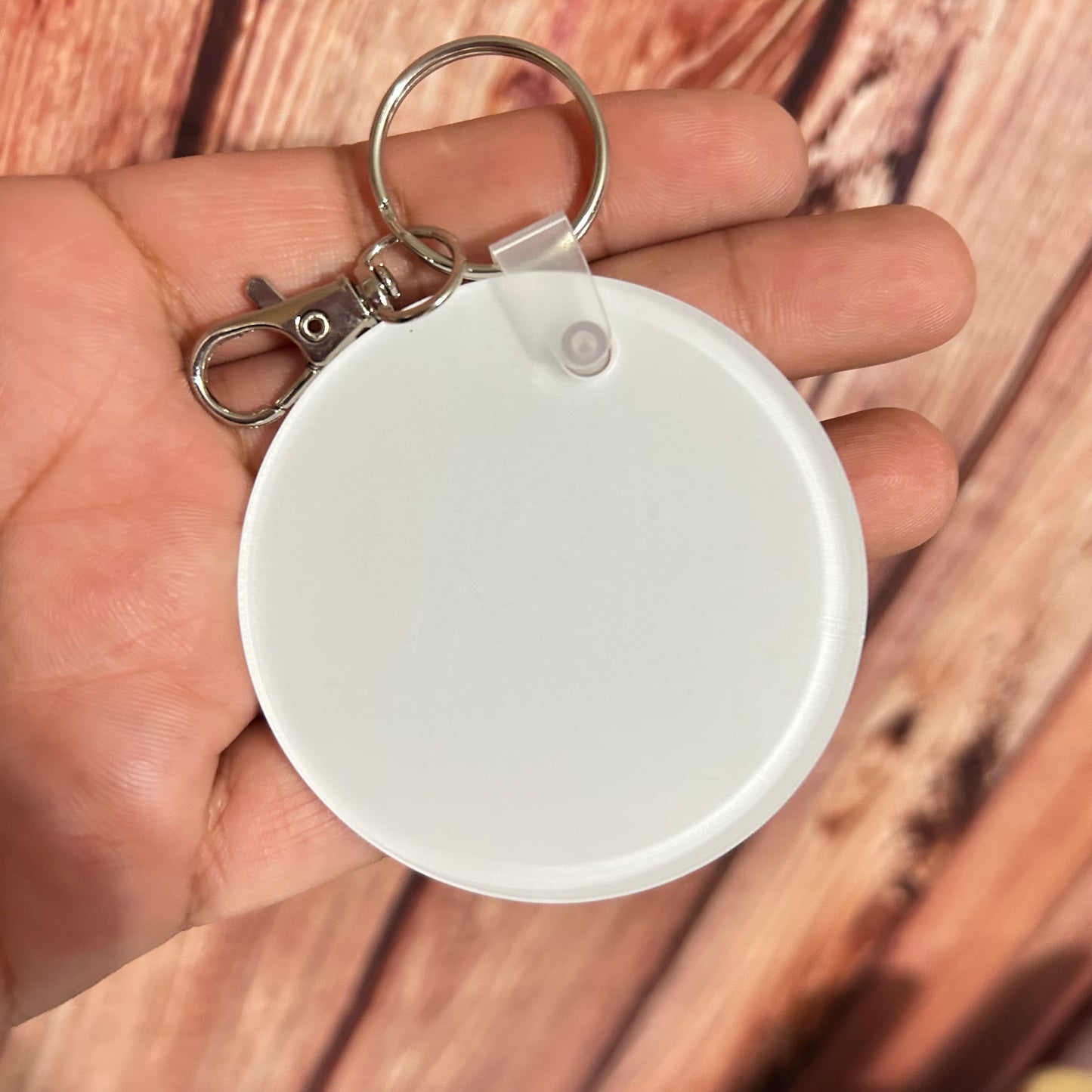 Sublimation Circle Keychain