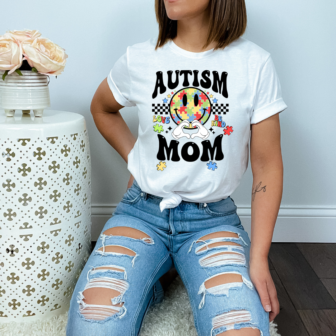 Autism Mom Smiley Face