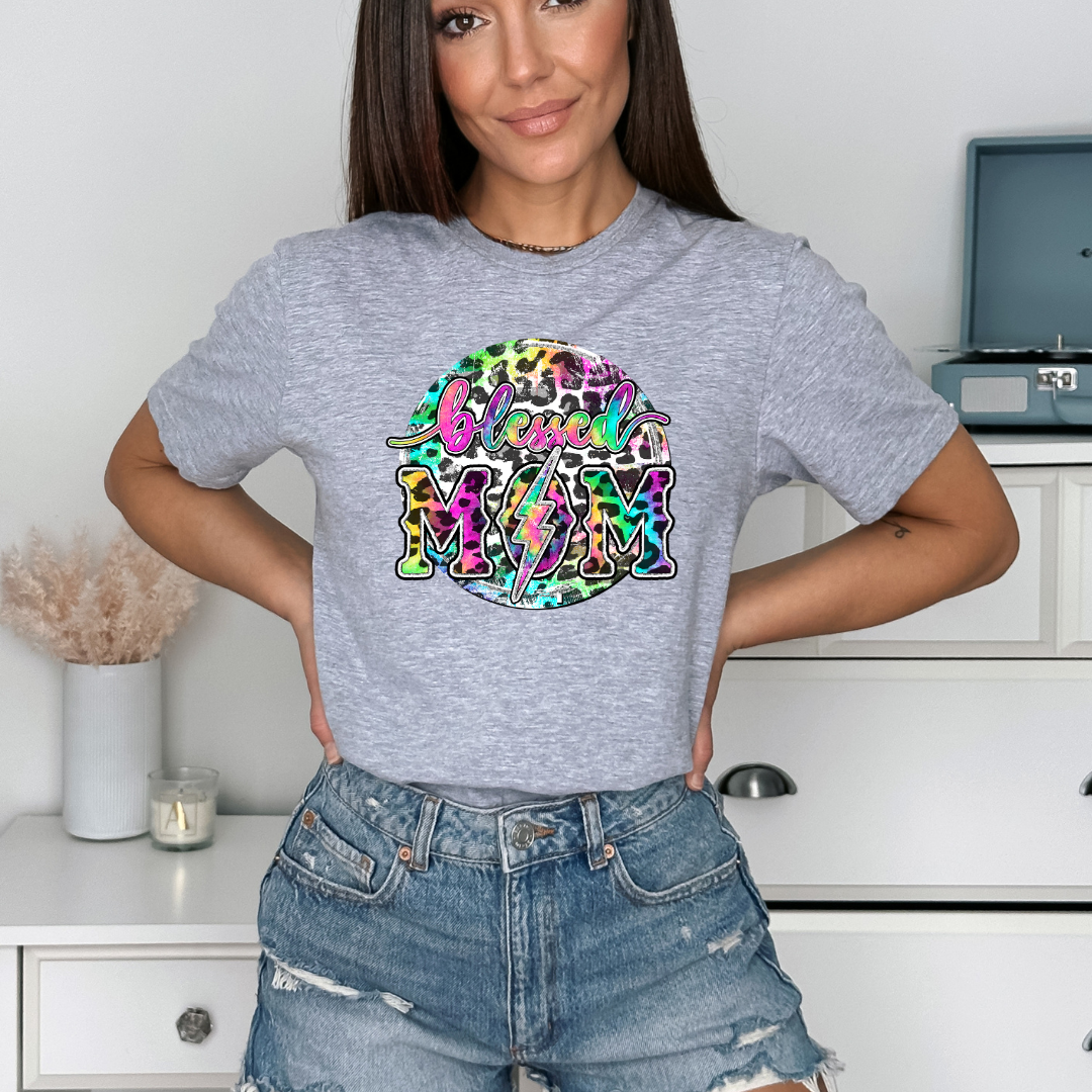 Blessed Mom Neon
