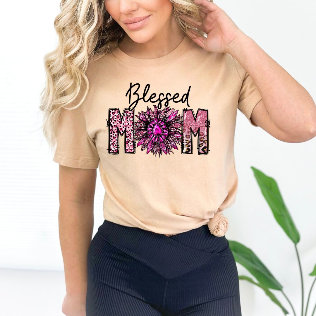 Blessed Mom Pink