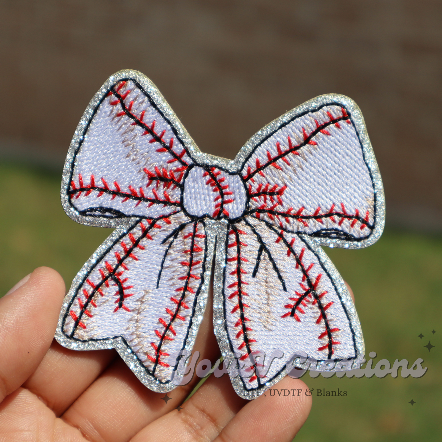 Baseball Bow Patch