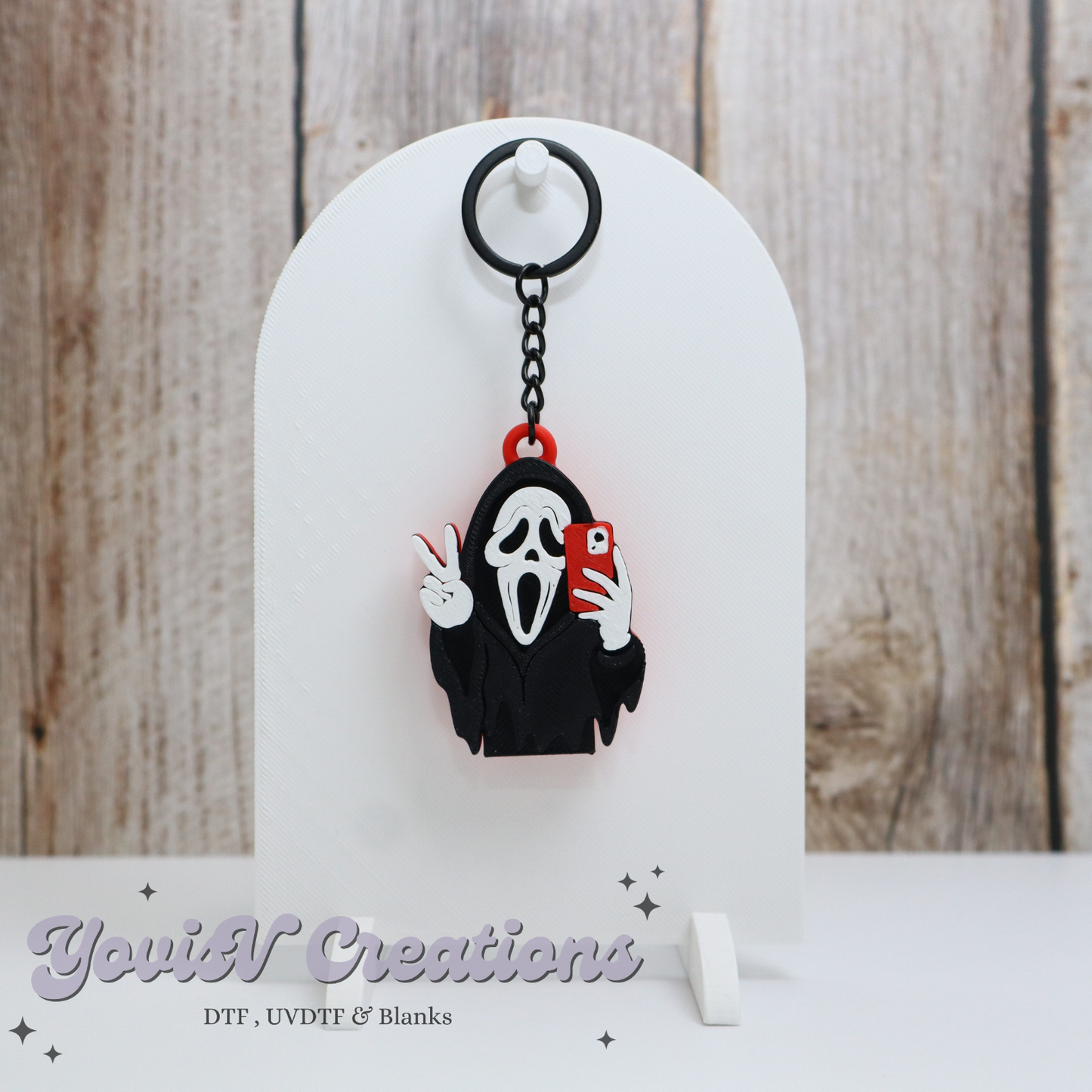 Ghostface Can Opener Keychain