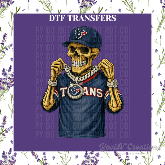 Skeleton Reppin' Football