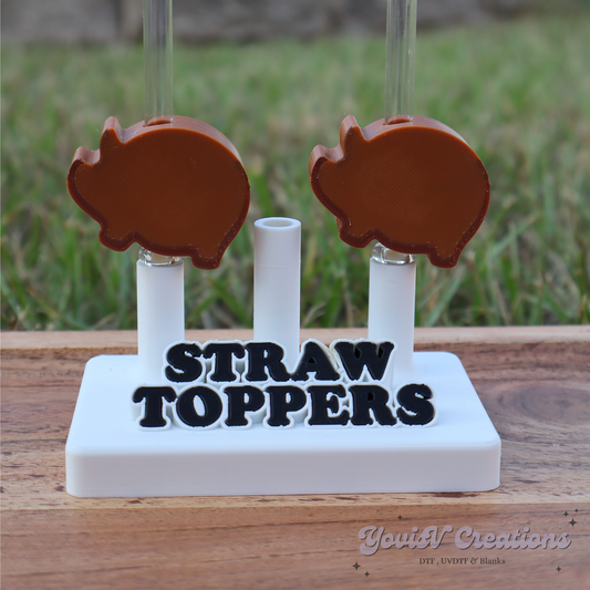 Puerquito Straw Topper