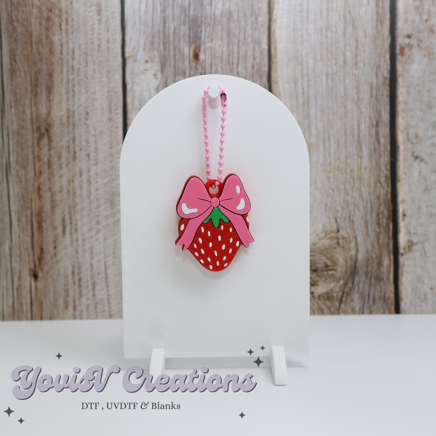 Stawberry Can Opener Keychain