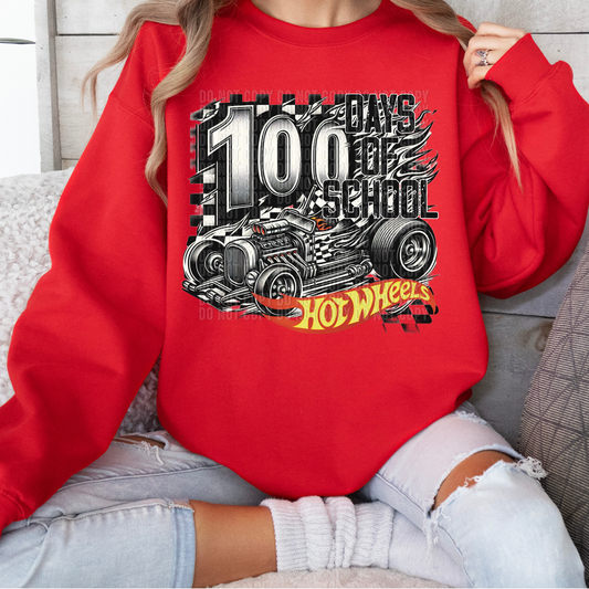 100 Days of School Hot Wheels