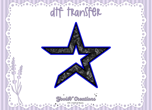 Texas Camo Star (Blue)