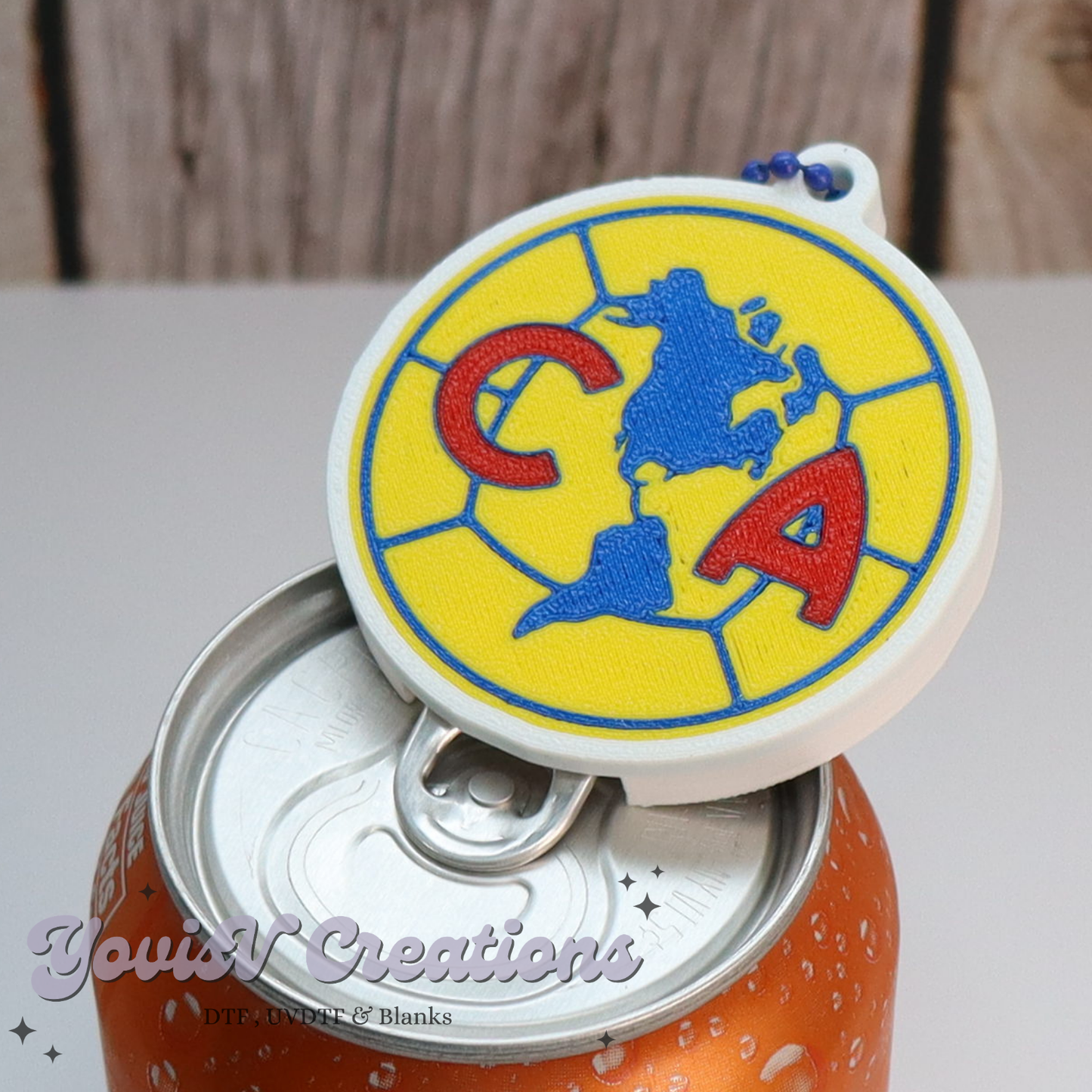 Aguilas Can Opener Keychain