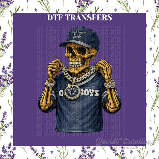 Skeleton Football (Cowboys)