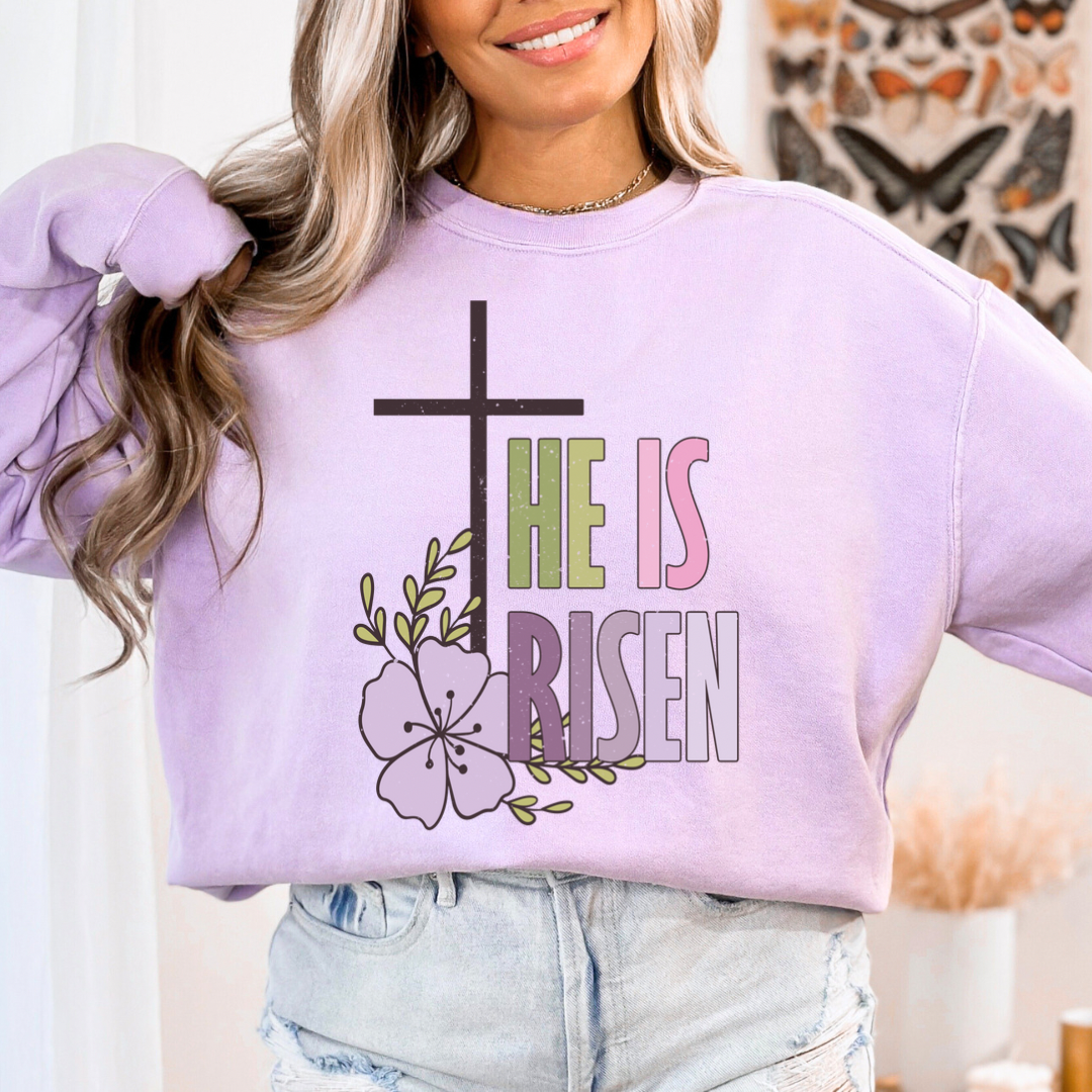 HE IS RISEN - Distressed