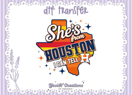 She's from Houston (Orange)
