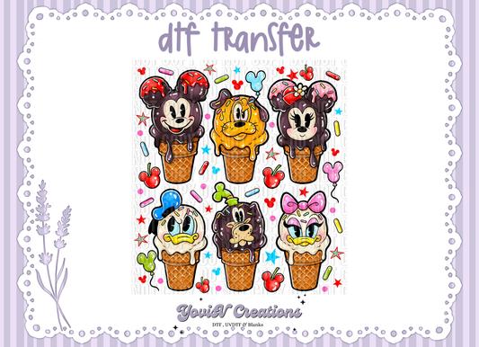 Classic Cartoon Melted Ice Cream