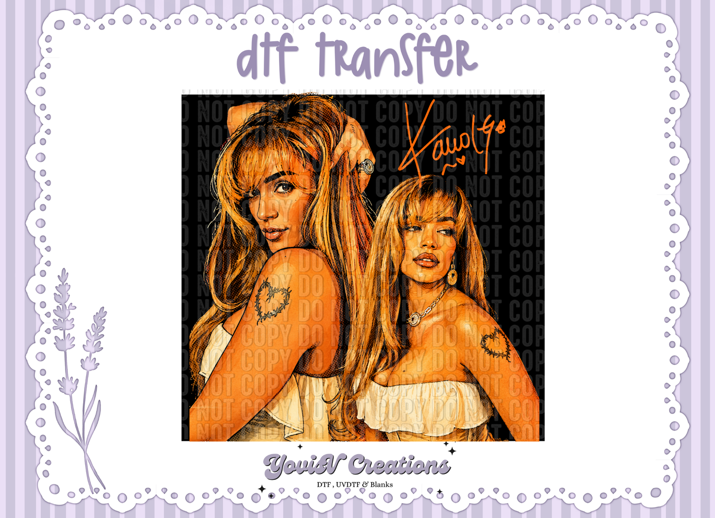 Karol G Tropical Portrait Halftone