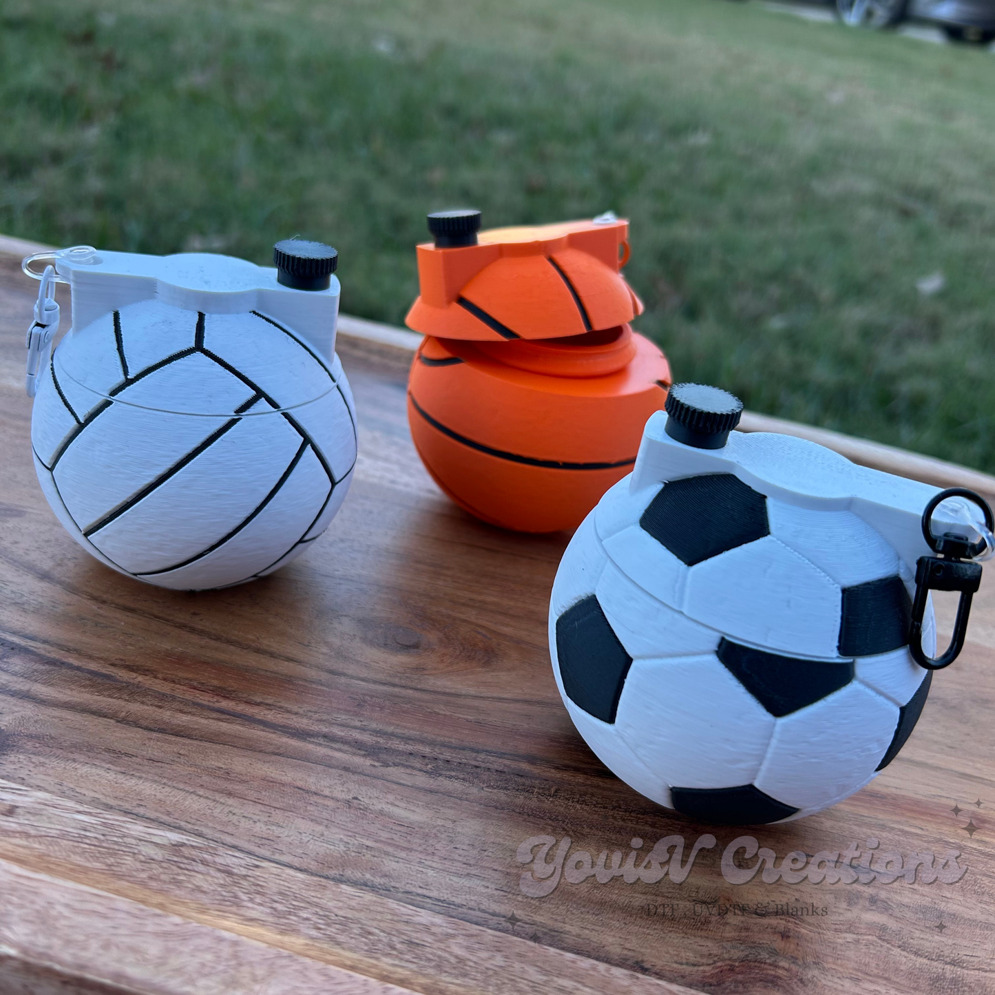 Sports Storage Ball Keychain – Secret Stash Holder
