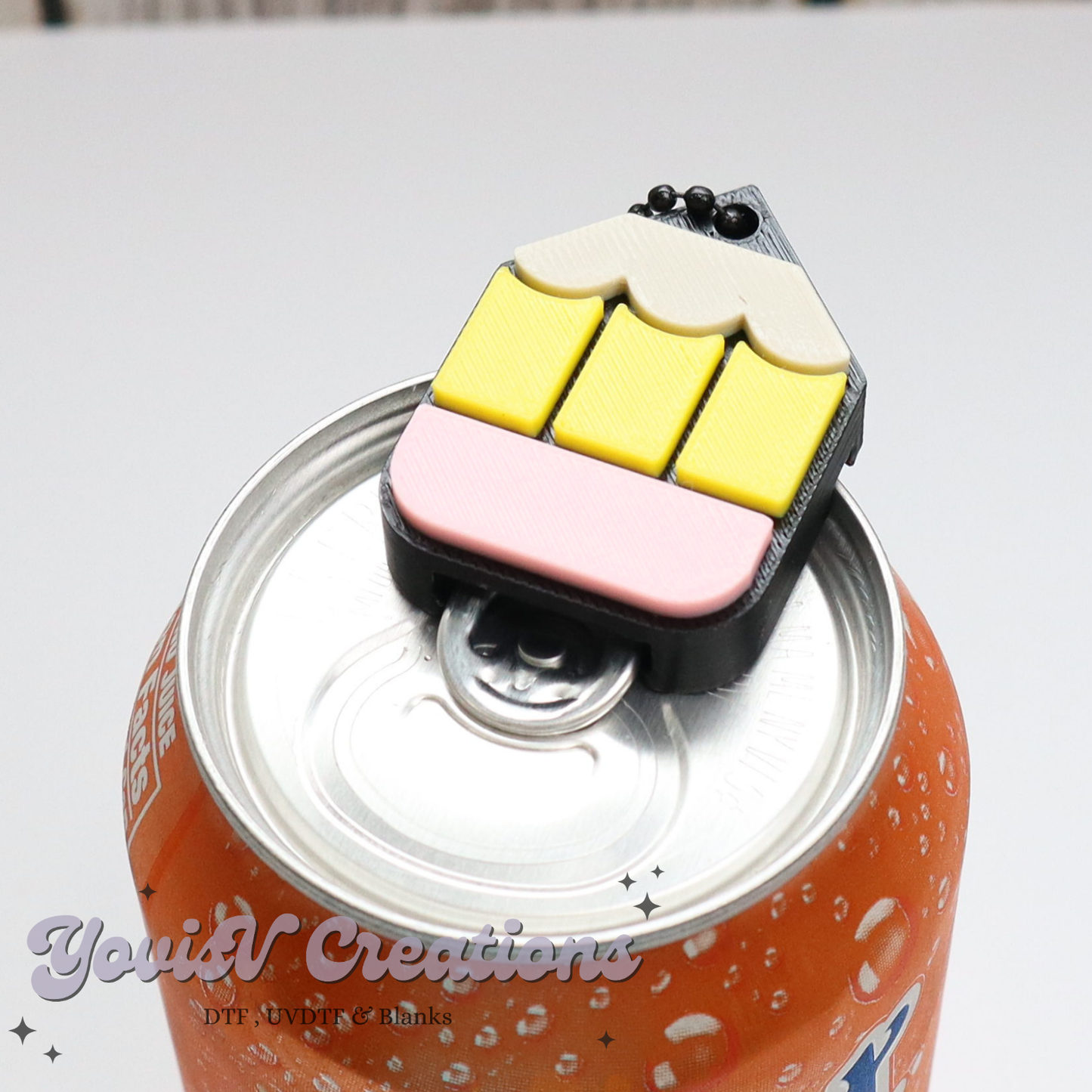 Pencil Can Opener Keychain