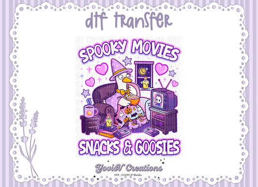 Spooky Movies, Snacks & Ghosties