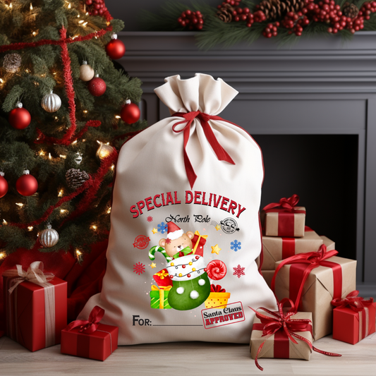 Special Delivery Bear Stocking