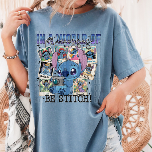 In a world of Princess be a Blue Alien