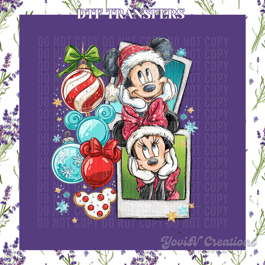 Mouse Couple Polaroid