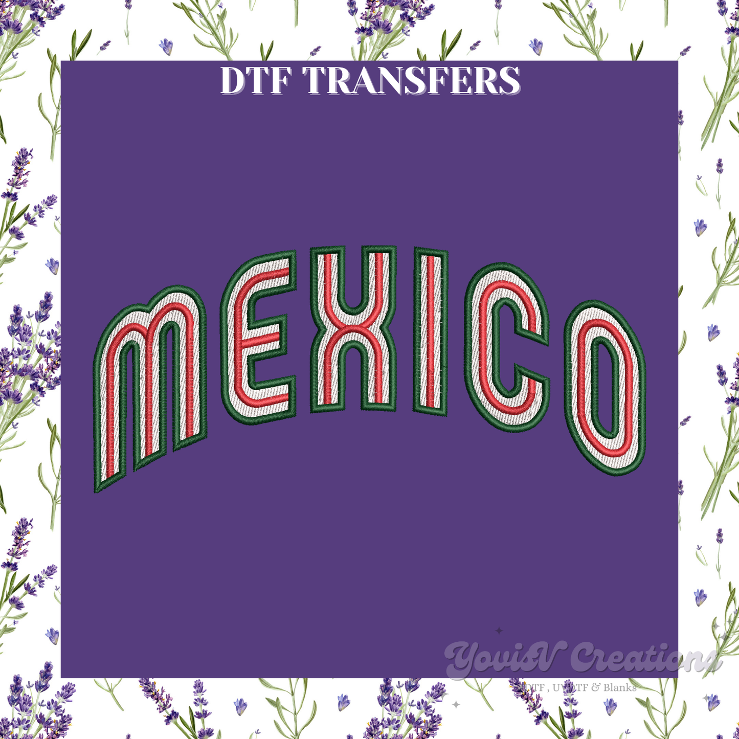 Mexico Faux Embroider