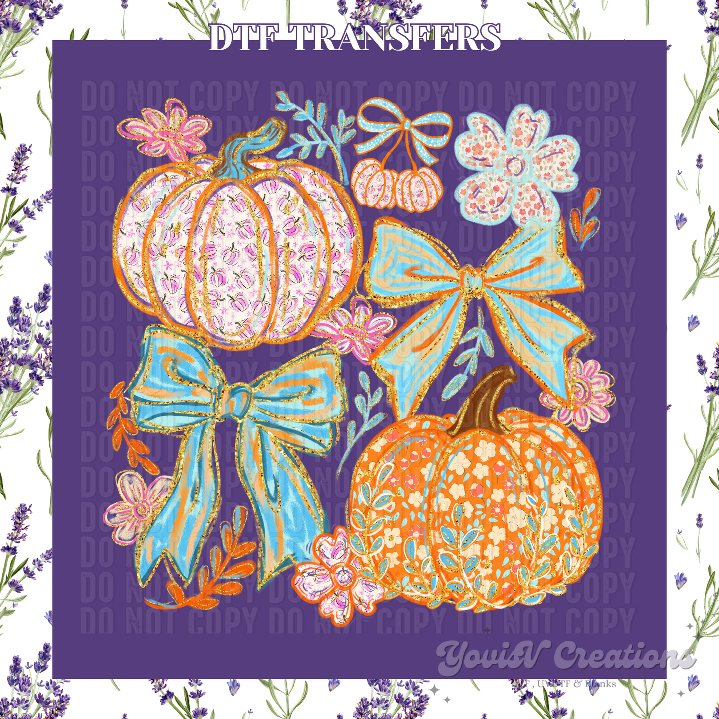 Orange and Teal Pumpkin's