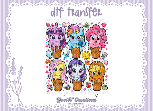 Pony Friends Melted Ice Cream
